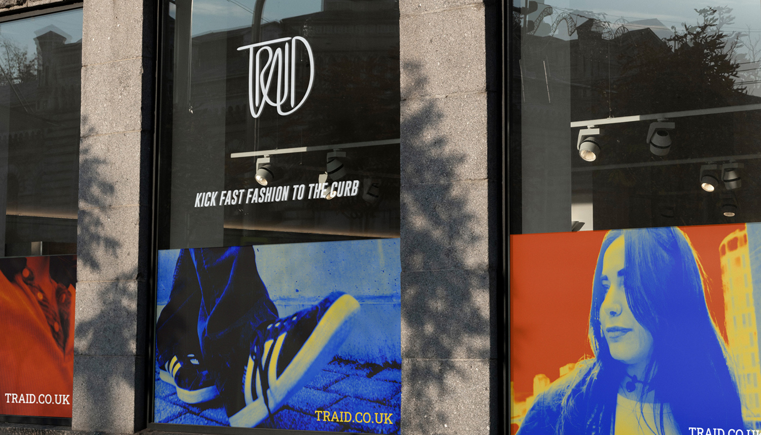 Traid vintage apparel store front